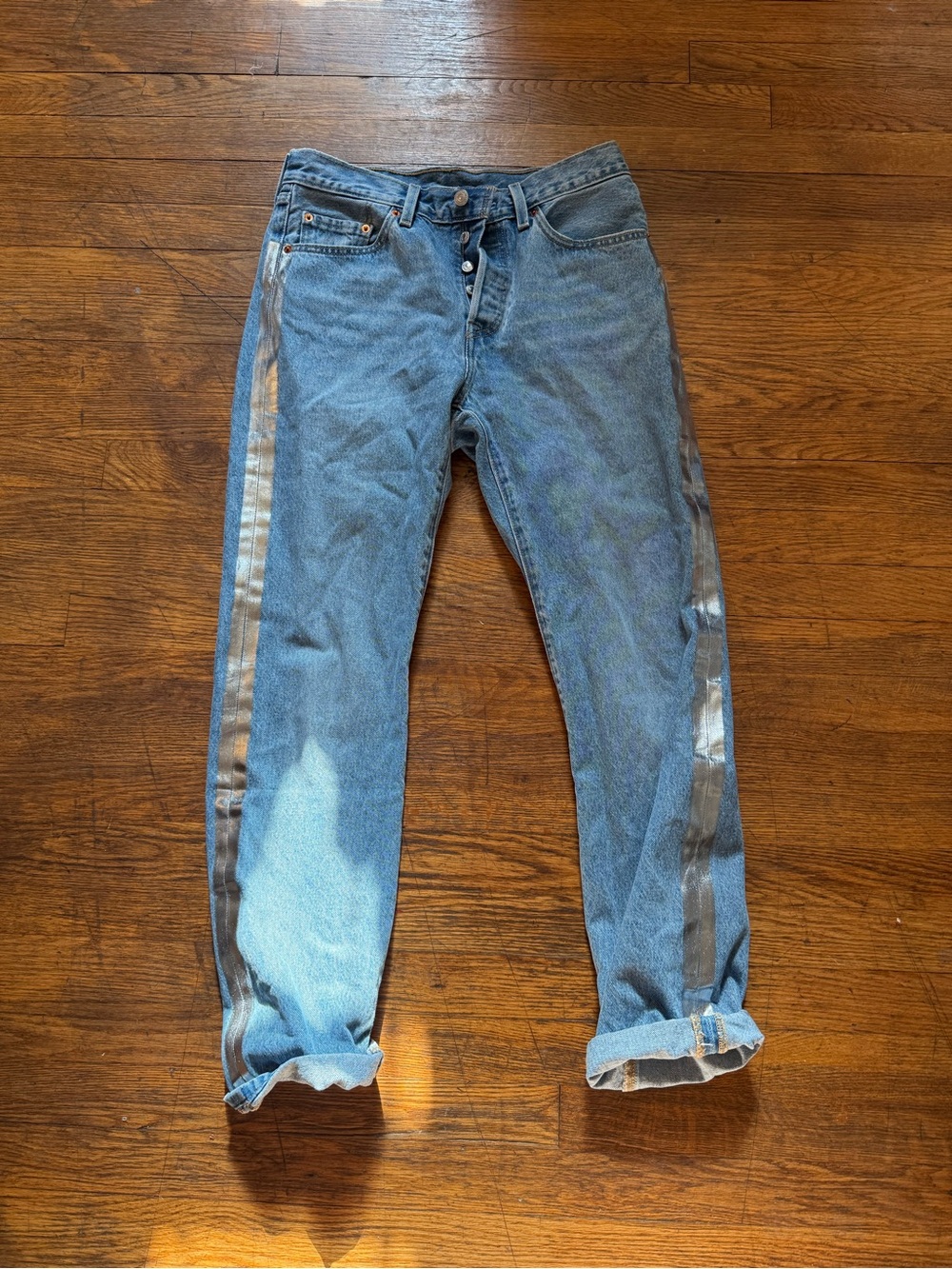 Women’s LEVI 501 Silver Stripe